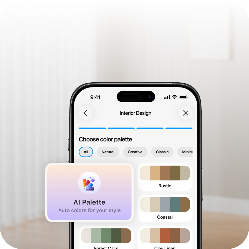 Choose a color palette